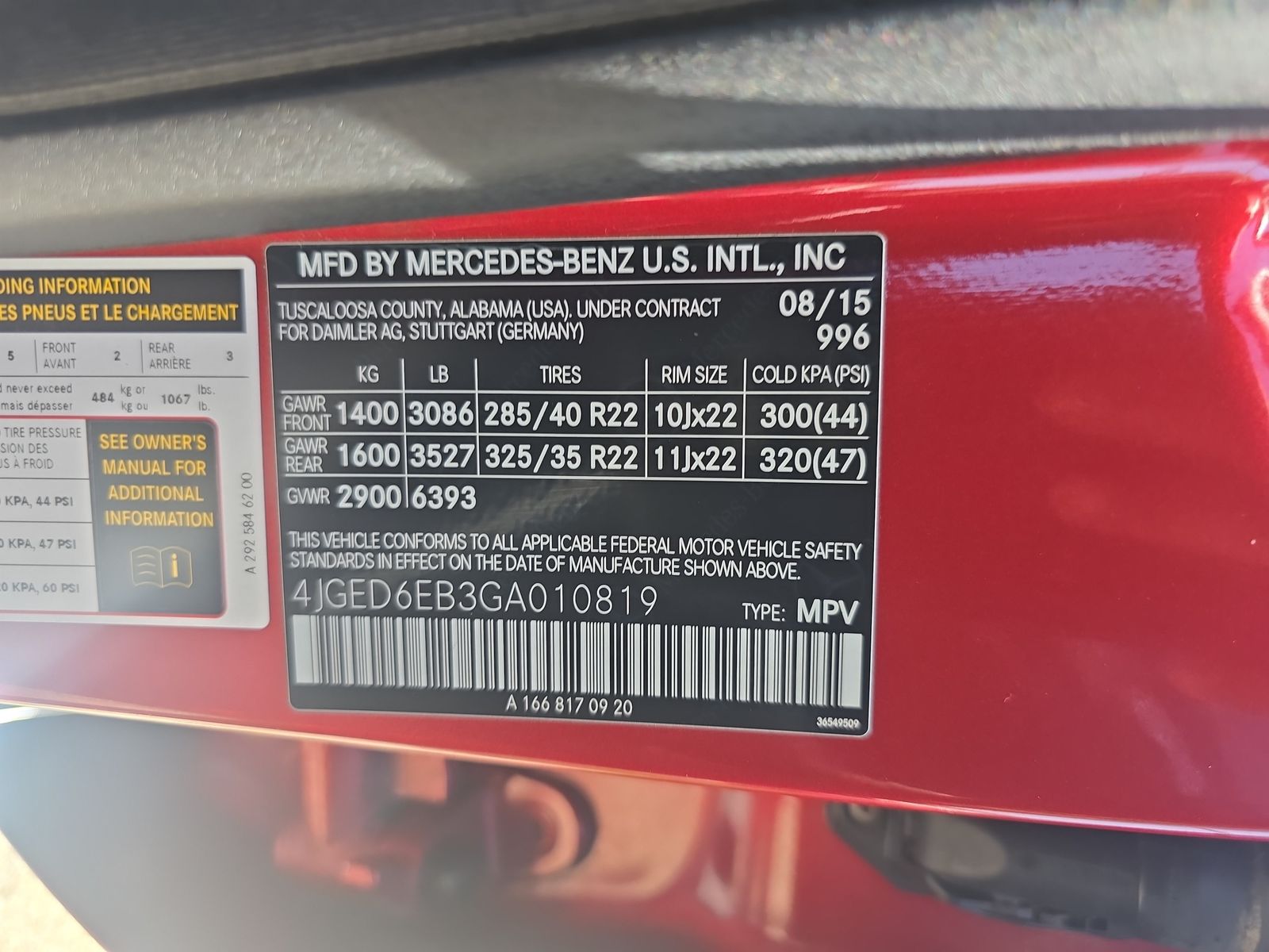 2016 Mercedes-Benz GLE AMG GLE 450 AWD