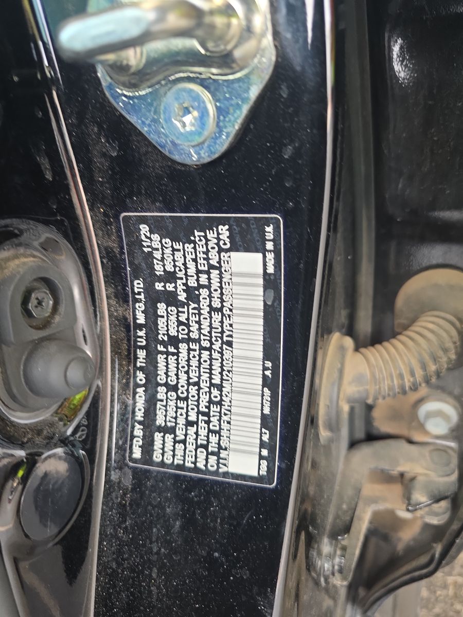 2021 Honda Civic Hatchback Sport FWD