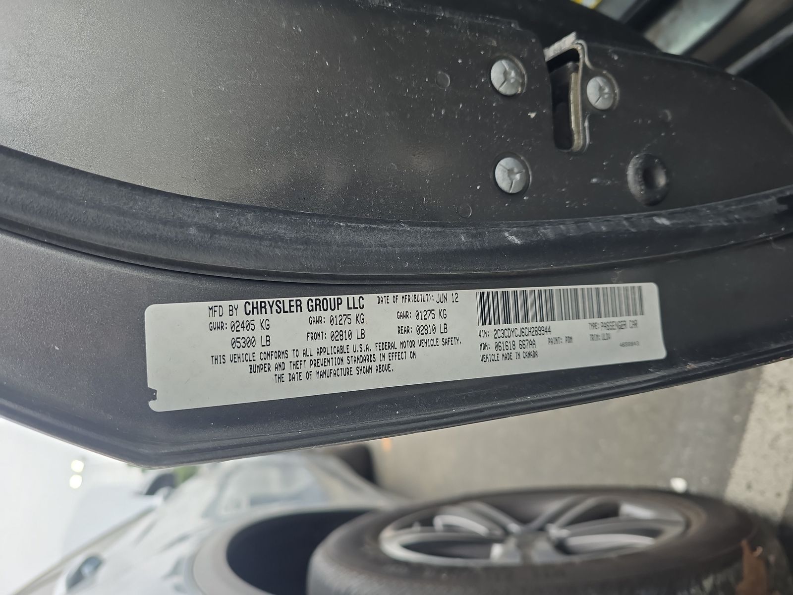 2012 Dodge Challenger SRT8 392 RWD