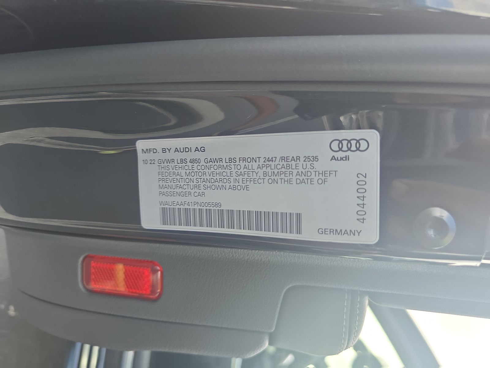 2023 Audi A4 S line Premium Plus AWD