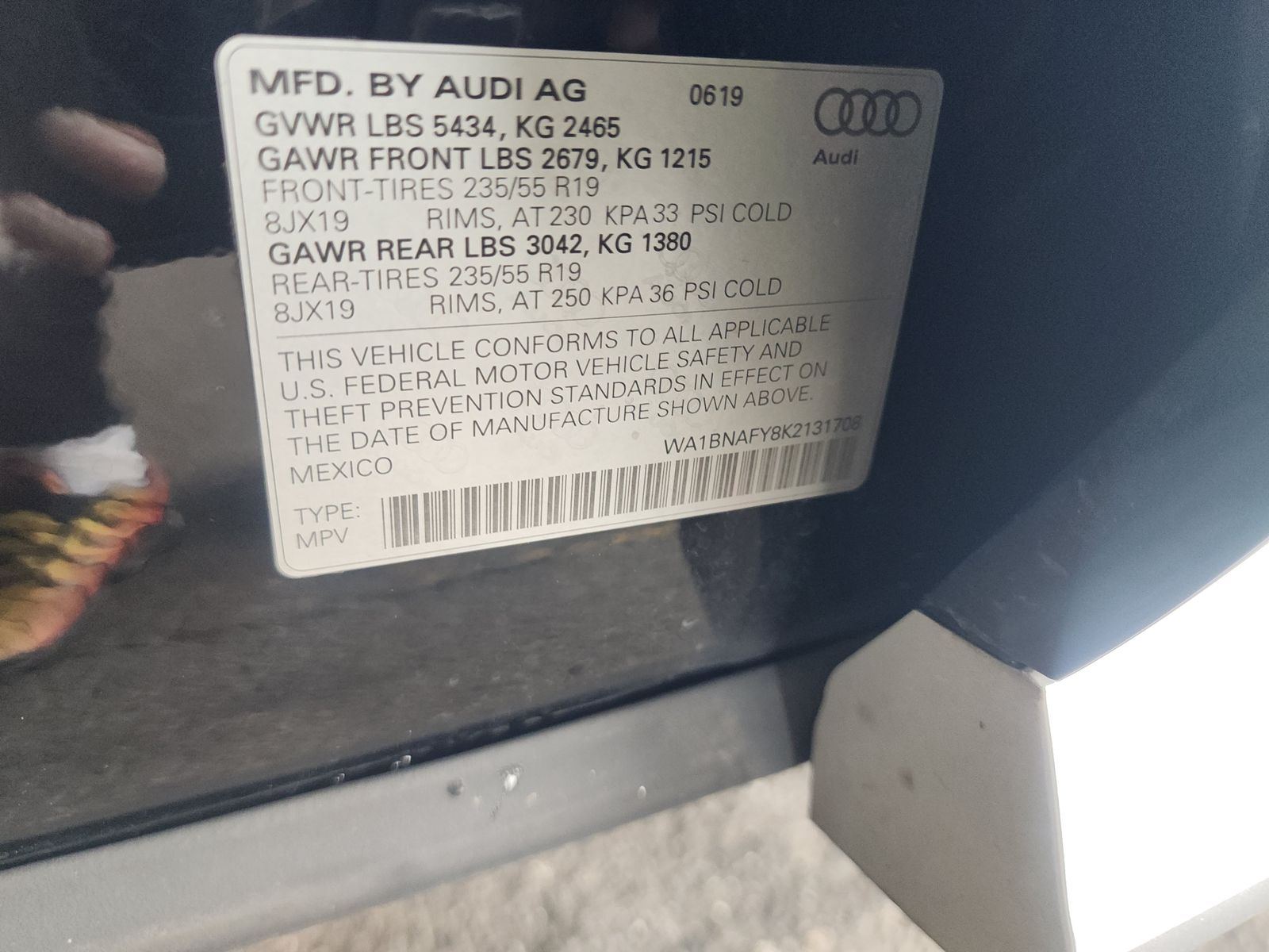 2019 Audi Q5 Premium Plus AWD