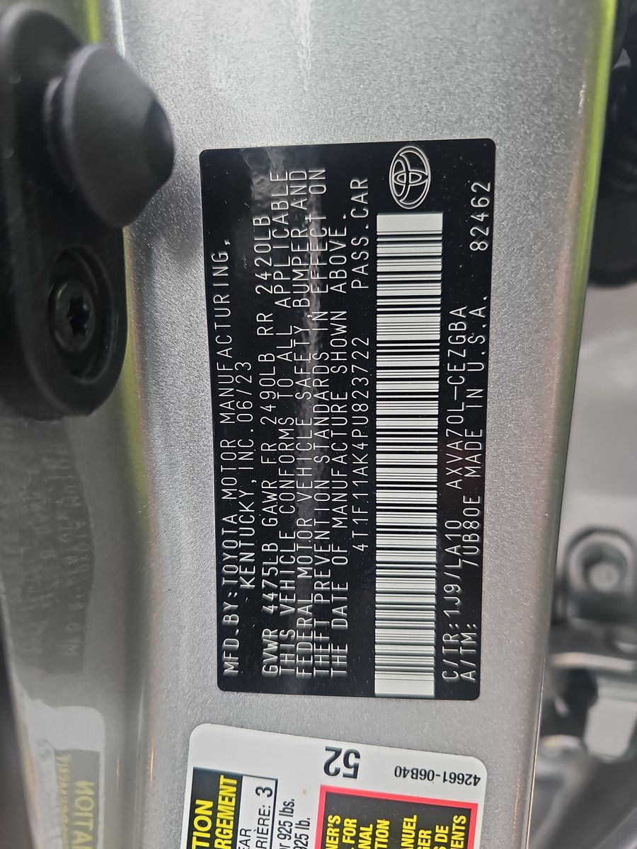 2023 Toyota Camry XLE FWD