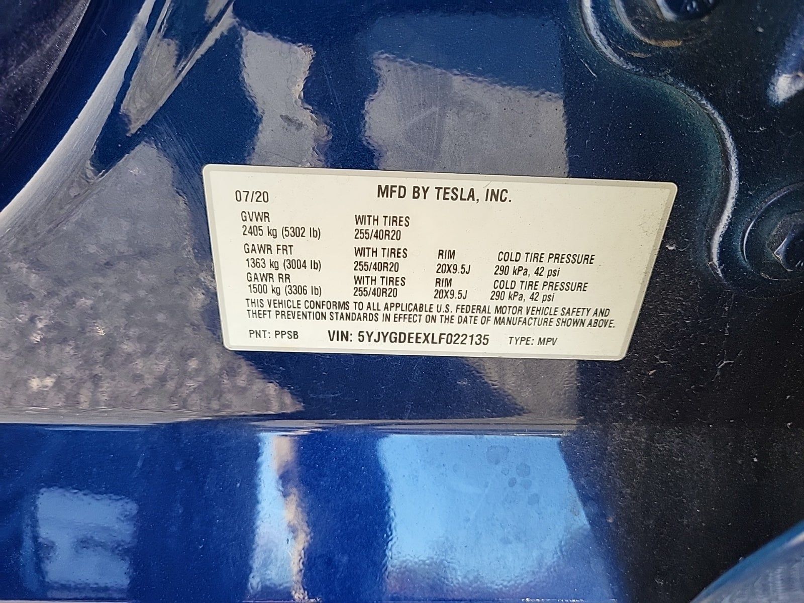 2020 Tesla Model Y Long Range AWD