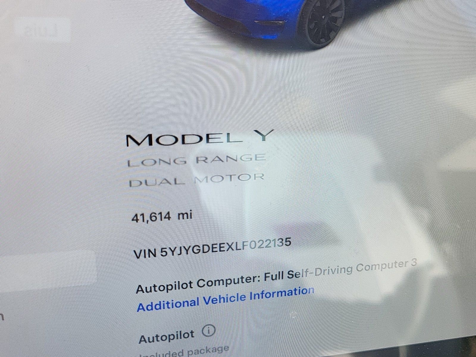 2020 Tesla Model Y Long Range AWD