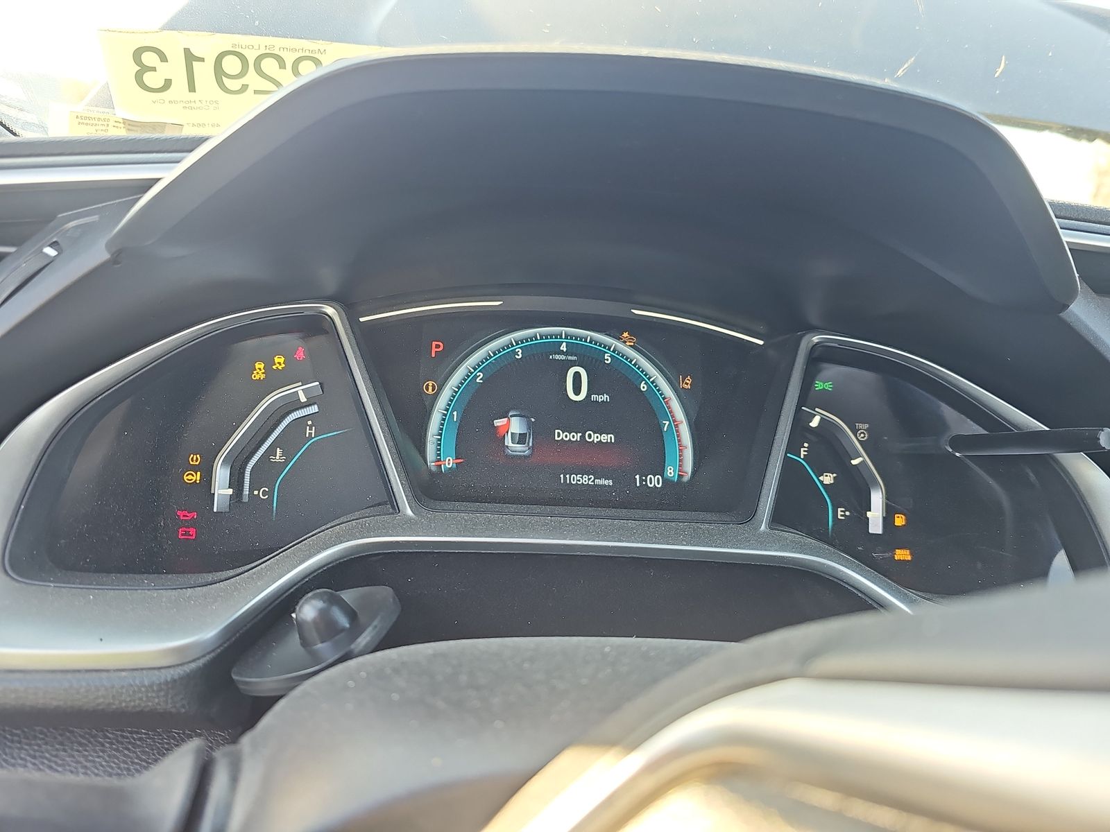 2017 Honda Civic Coupe Touring FWD