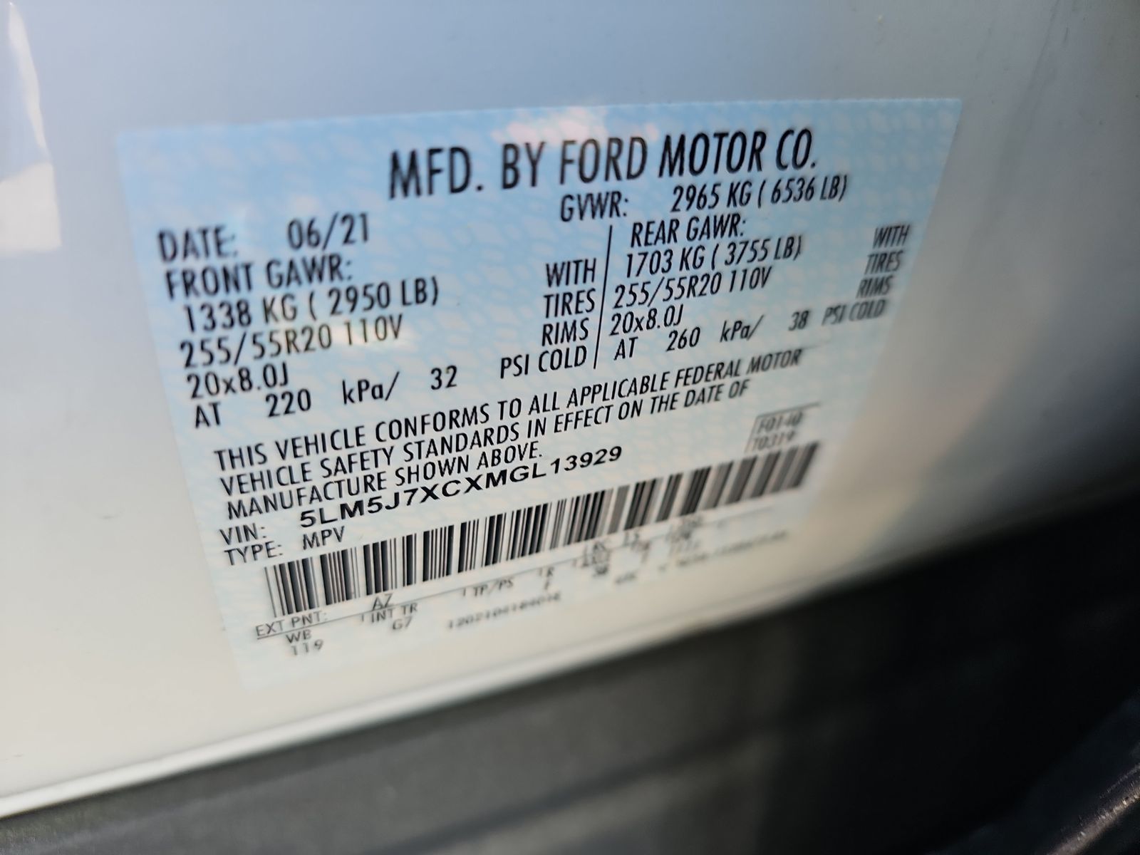 2021 Lincoln Aviator Reserve AWD