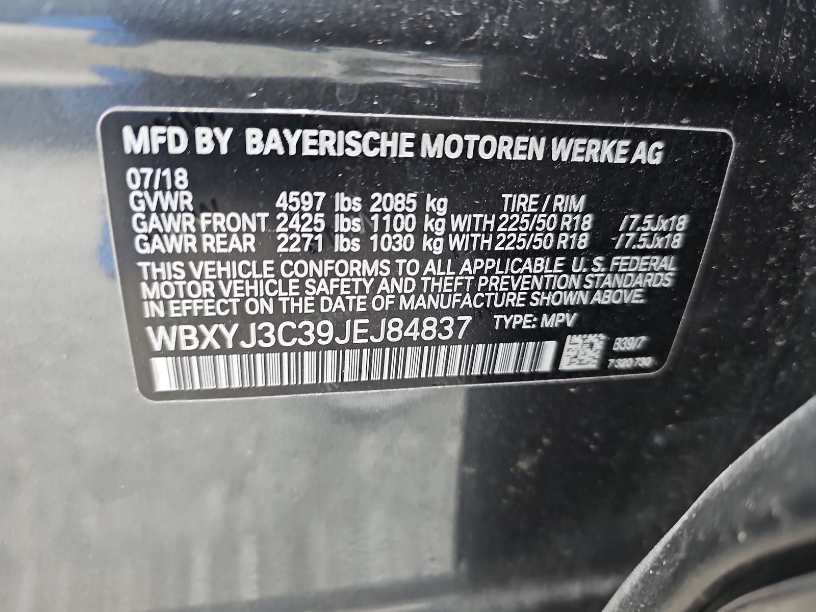 2018 BMW X2 sDrive28i FWD