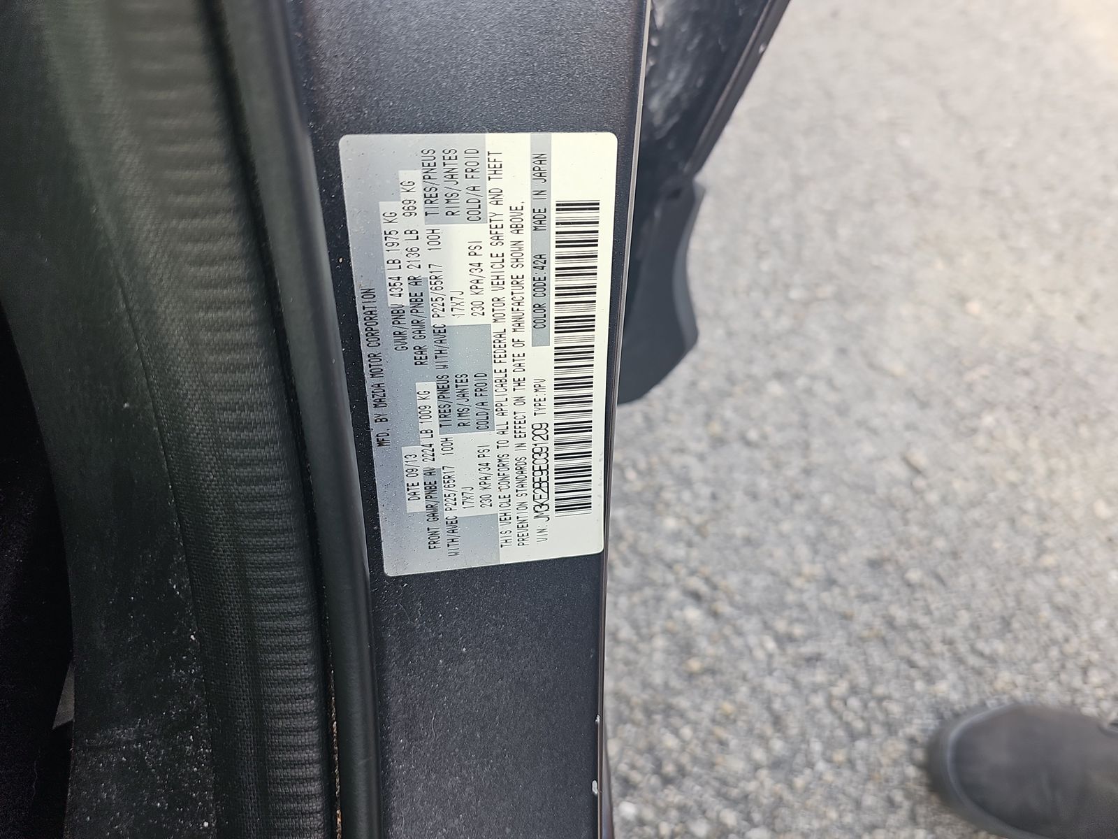 2014 MAZDA CX-5 Sport FWD