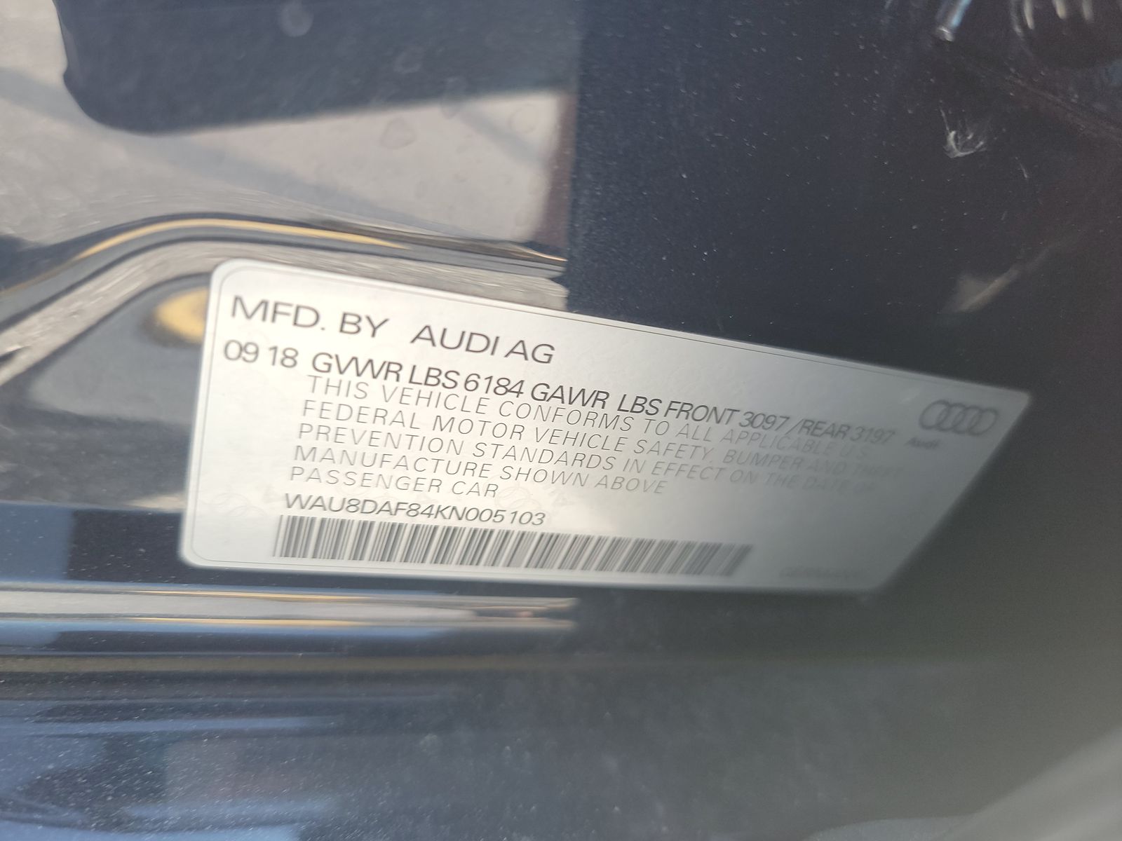 2019 Audi A8 L Base AWD