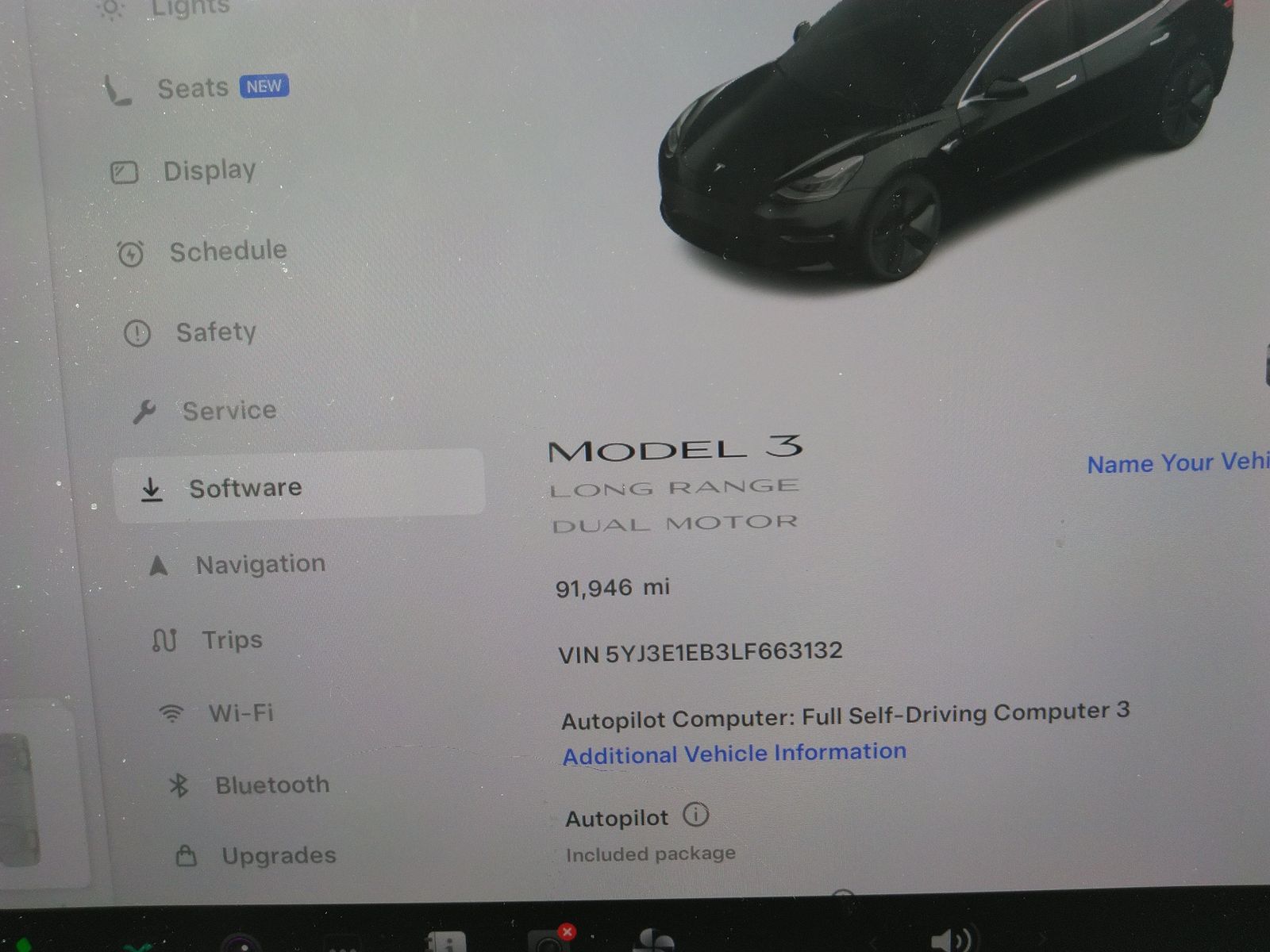 2020 Tesla Model 3 Long Range AWD