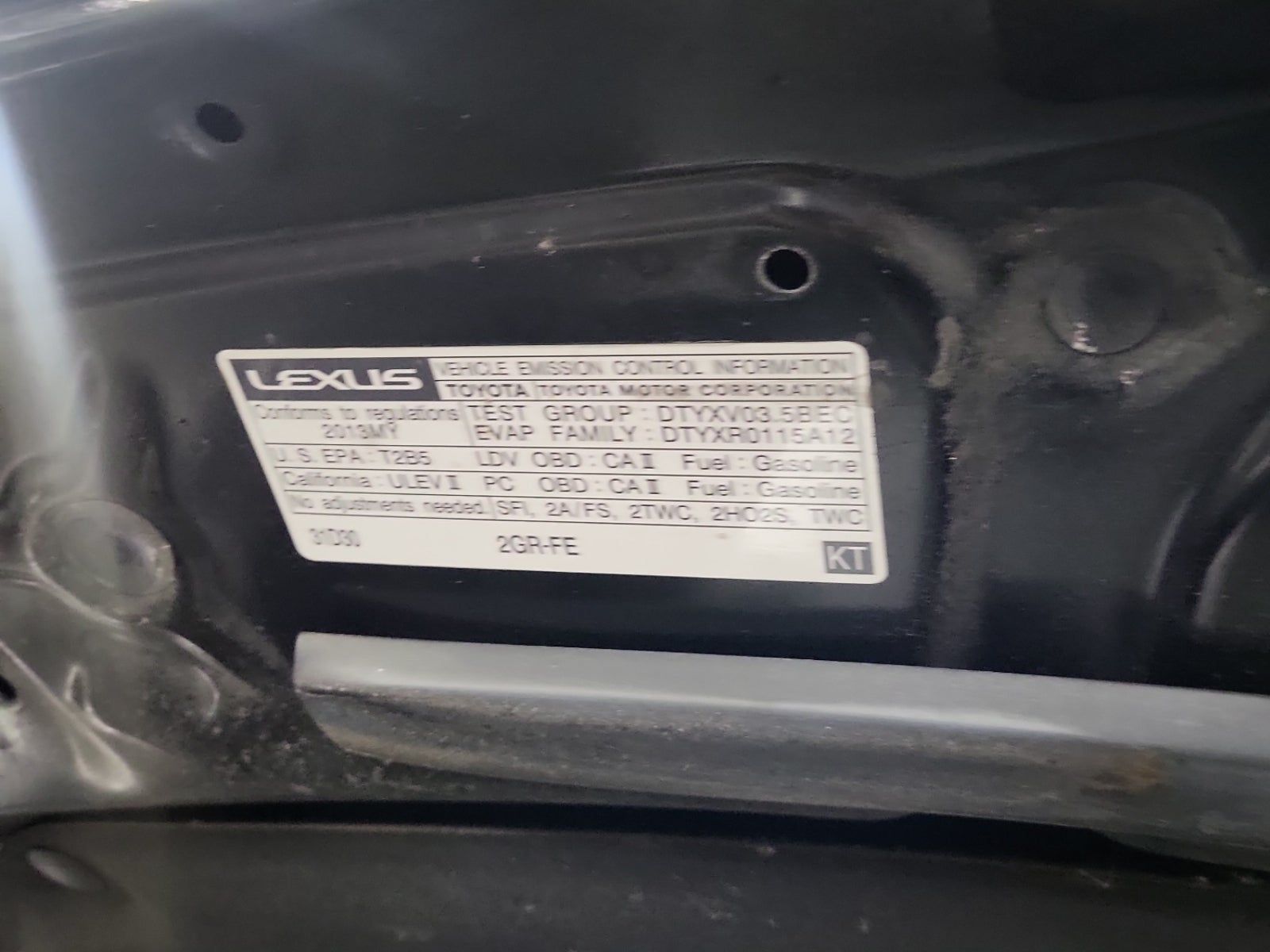 2013 Lexus ES ES 350 FWD