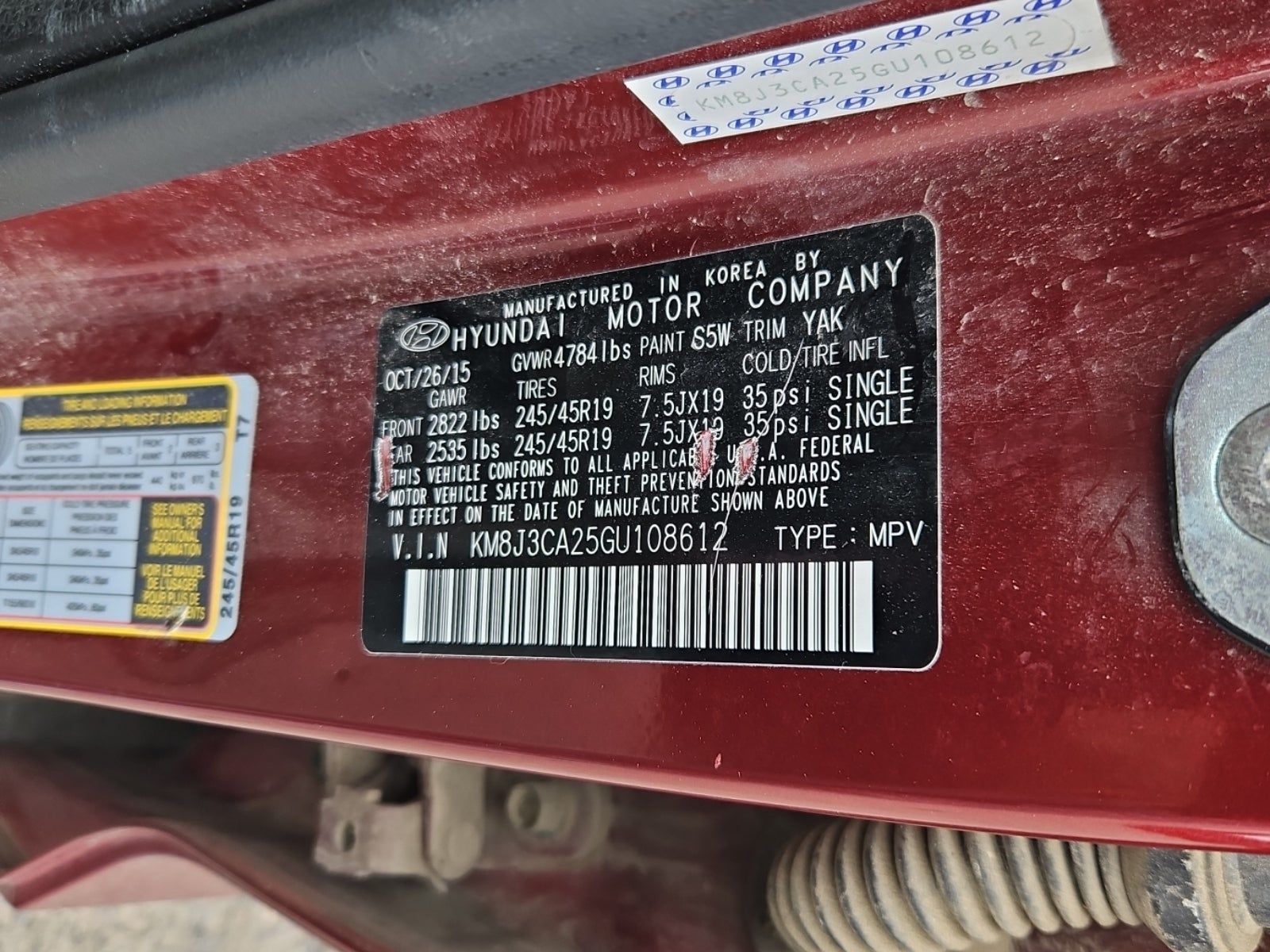 2016 Hyundai Tucson Limited AWD