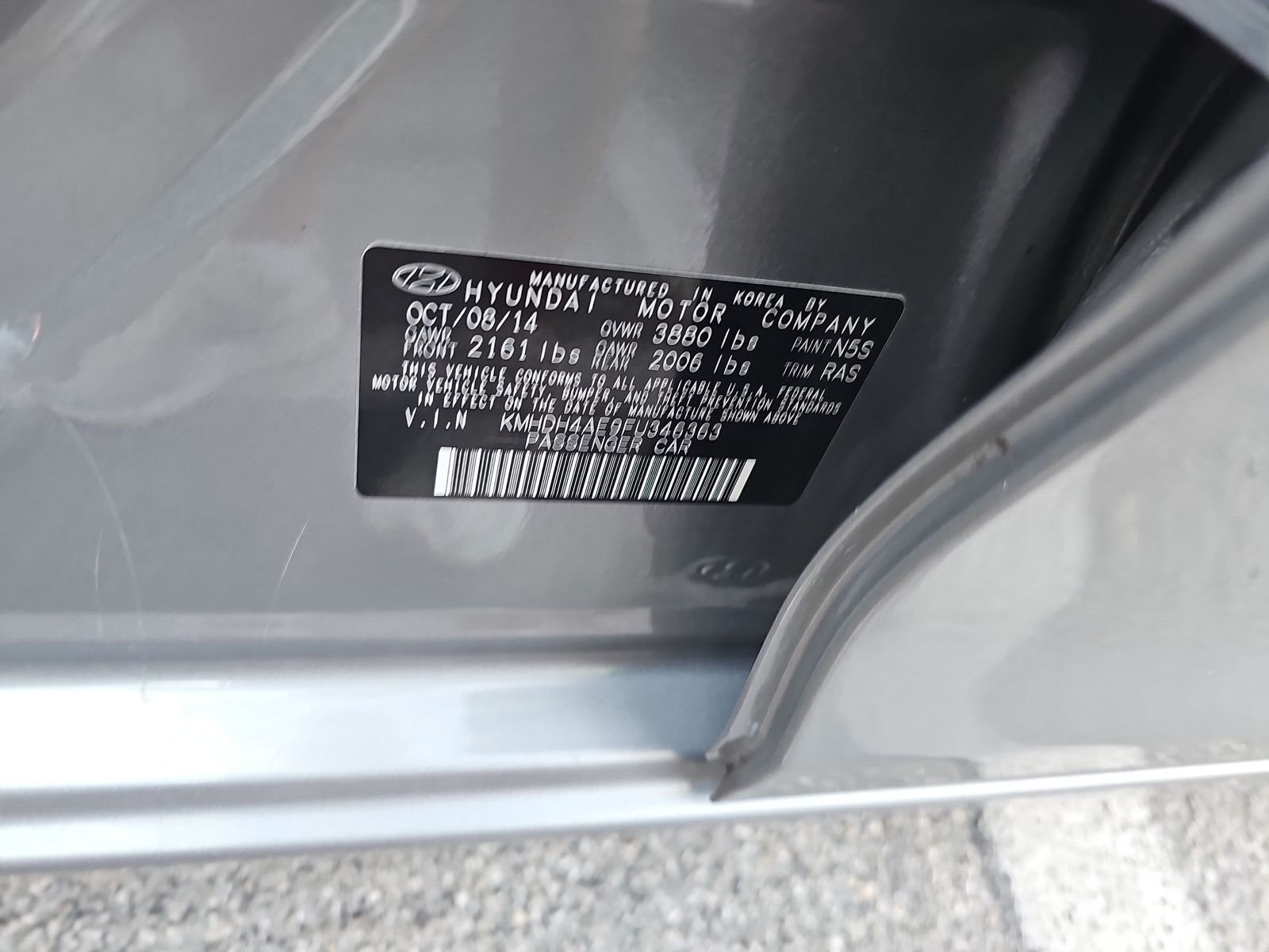 2015 Hyundai Elantra SE FWD