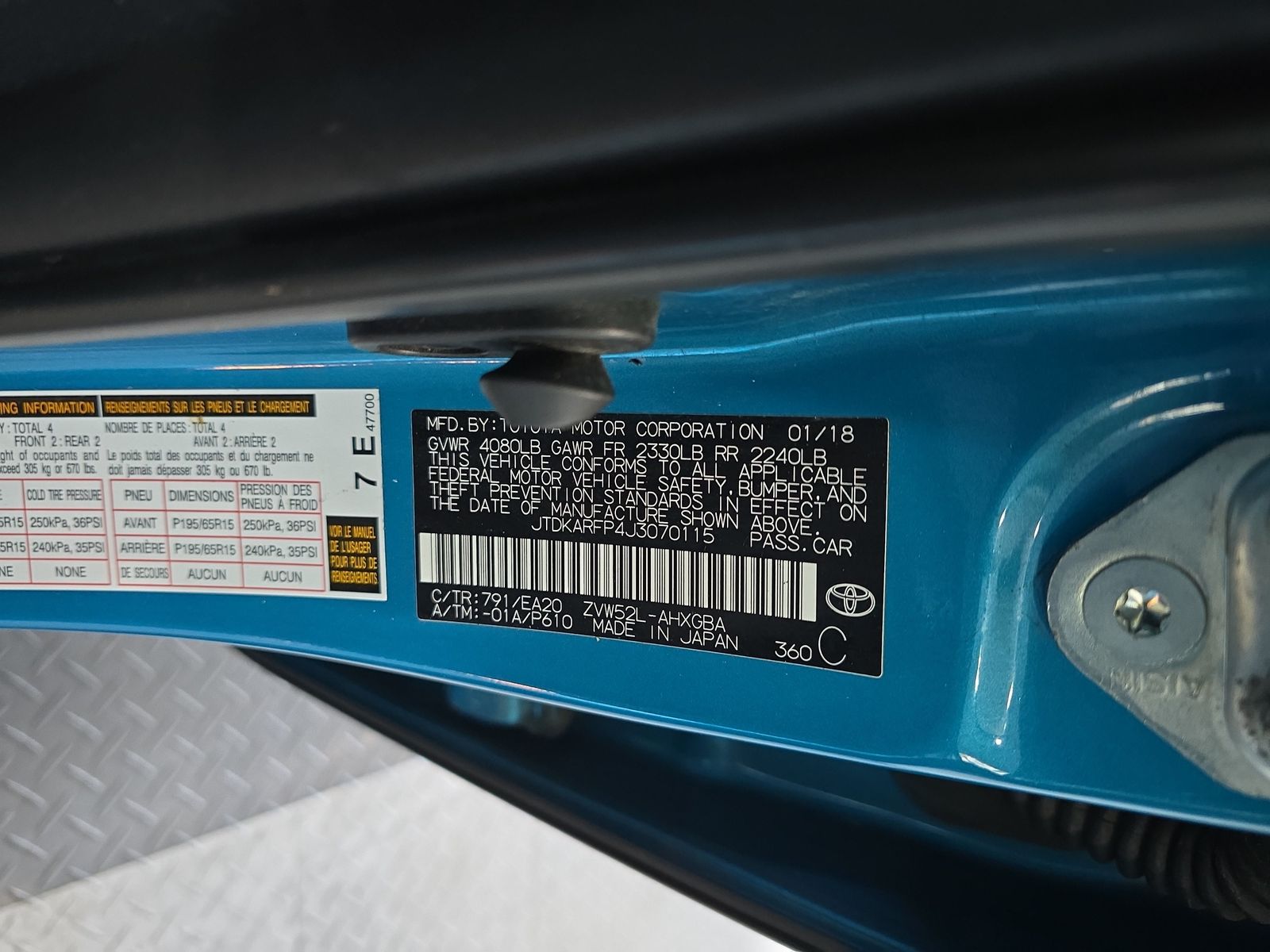 2018 Toyota Prius Prime Advanced FWD