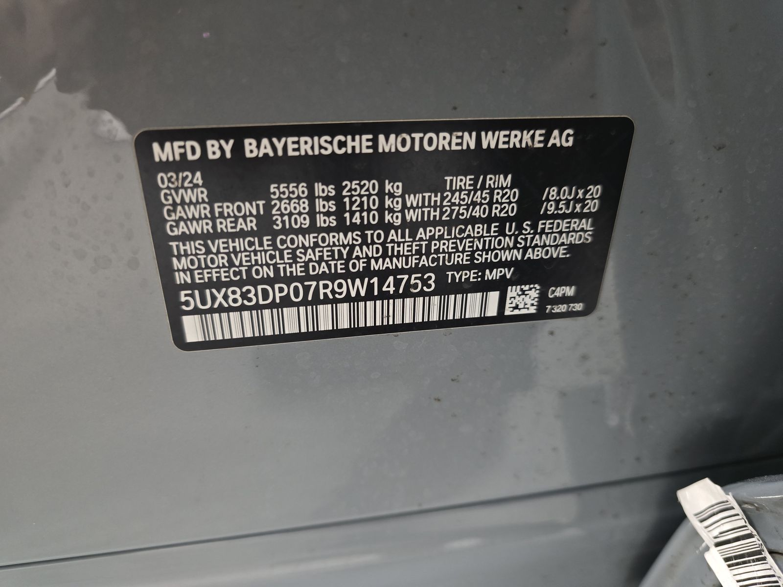 2024 BMW X3 M40i AWD