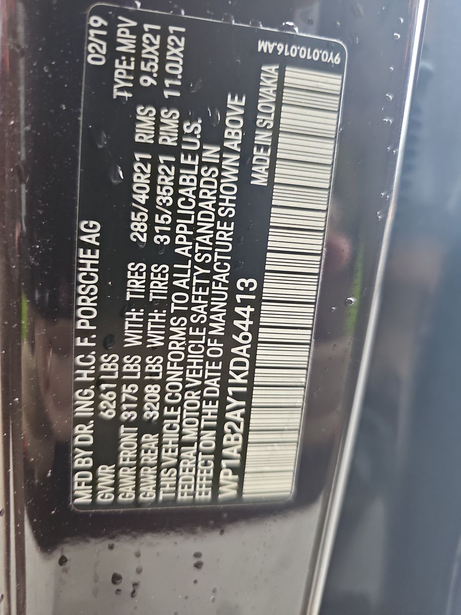 2019 Porsche Cayenne S AWD