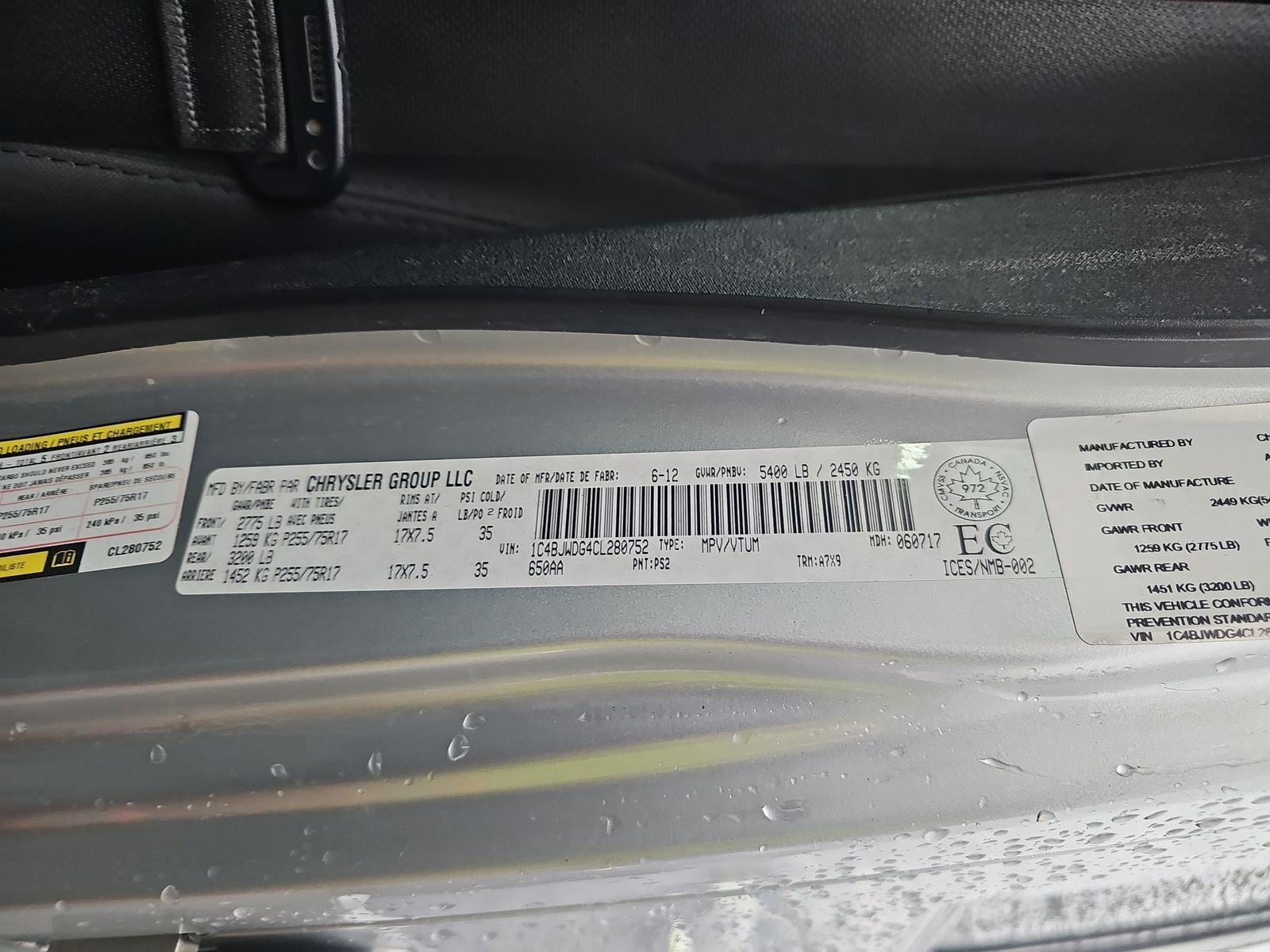 2012 Jeep Wrangler Unlimited Sport AWD