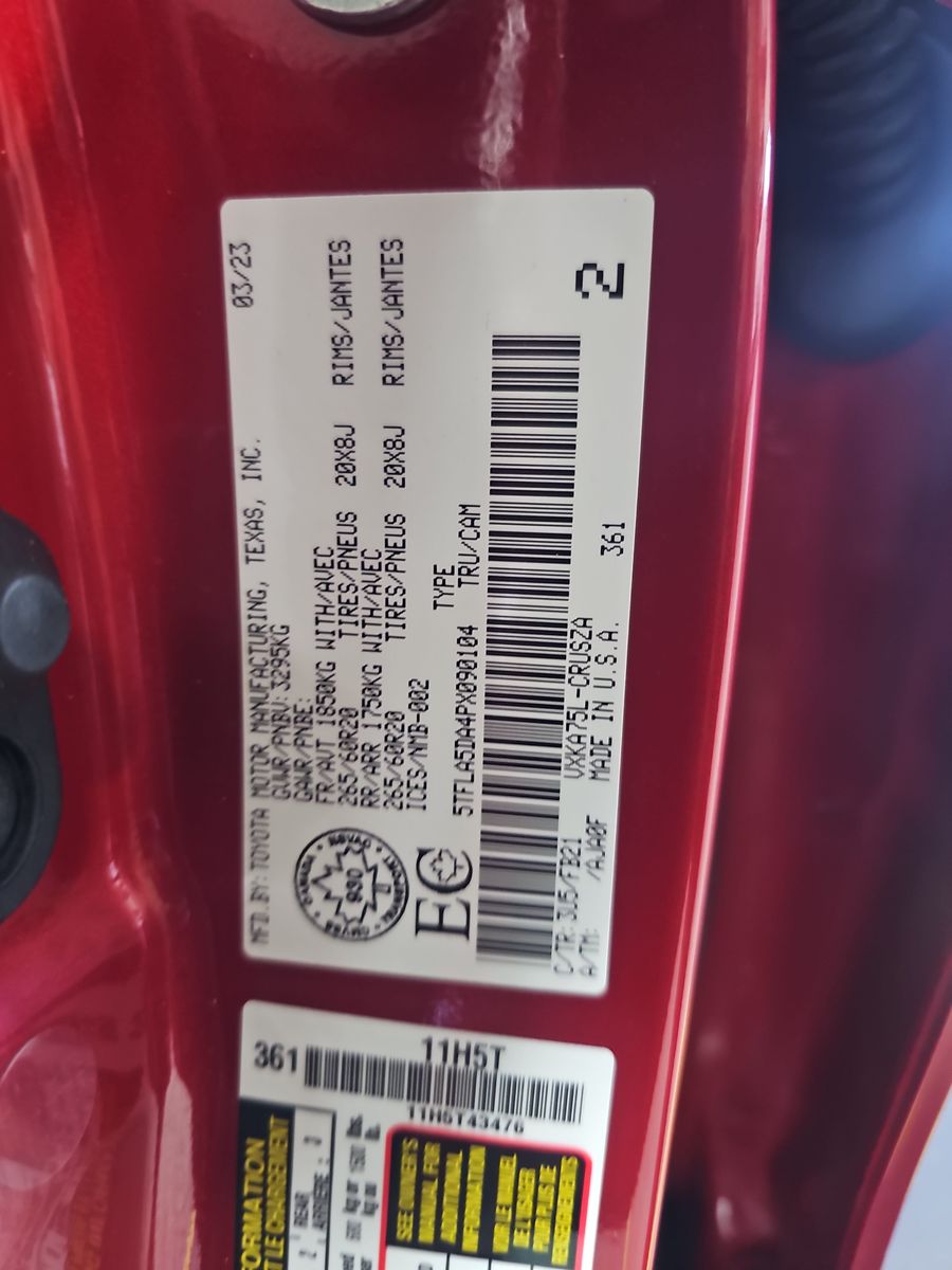 2023 Toyota Tundra SR AWD