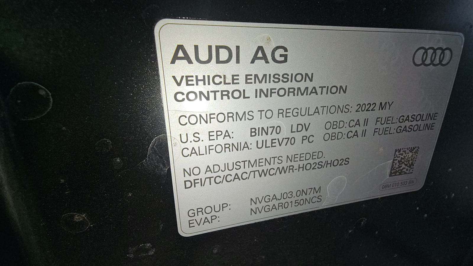 2022 Audi A8 Base AWD