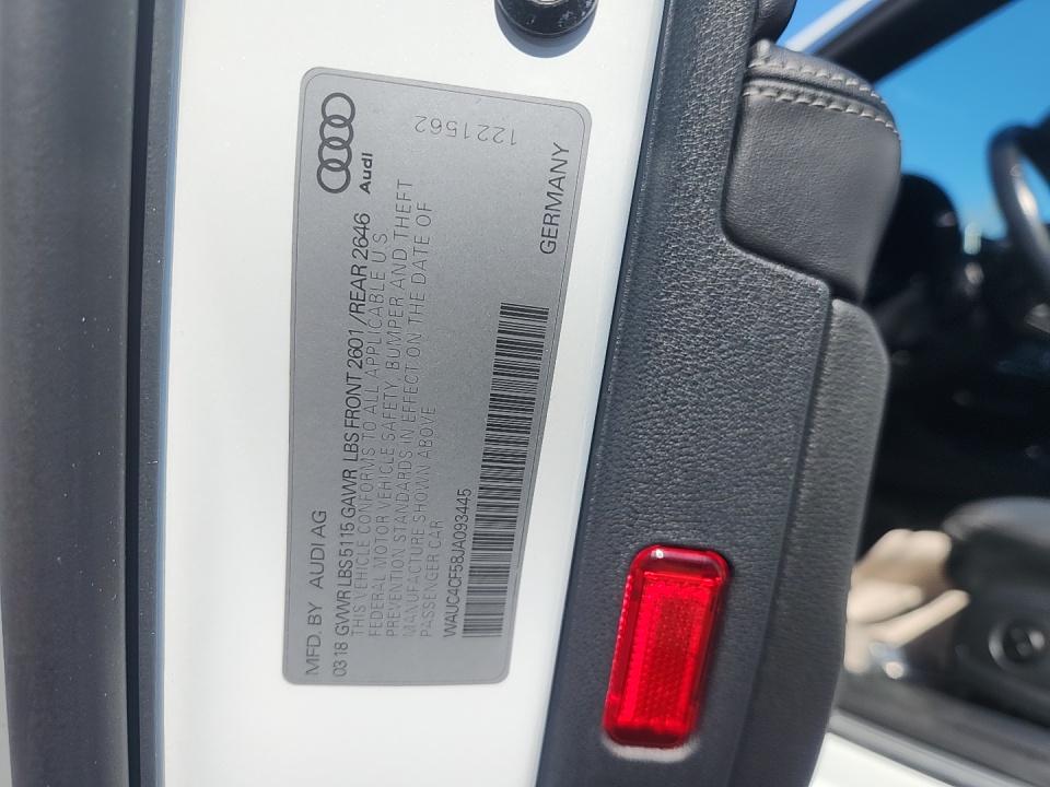 2018 Audi S5 Prestige AWD