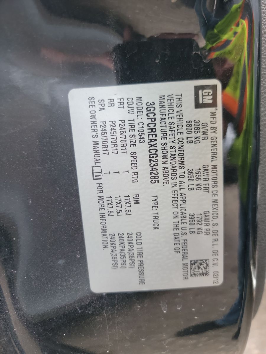 2012 Chevrolet Silverado 1500 LS RWD