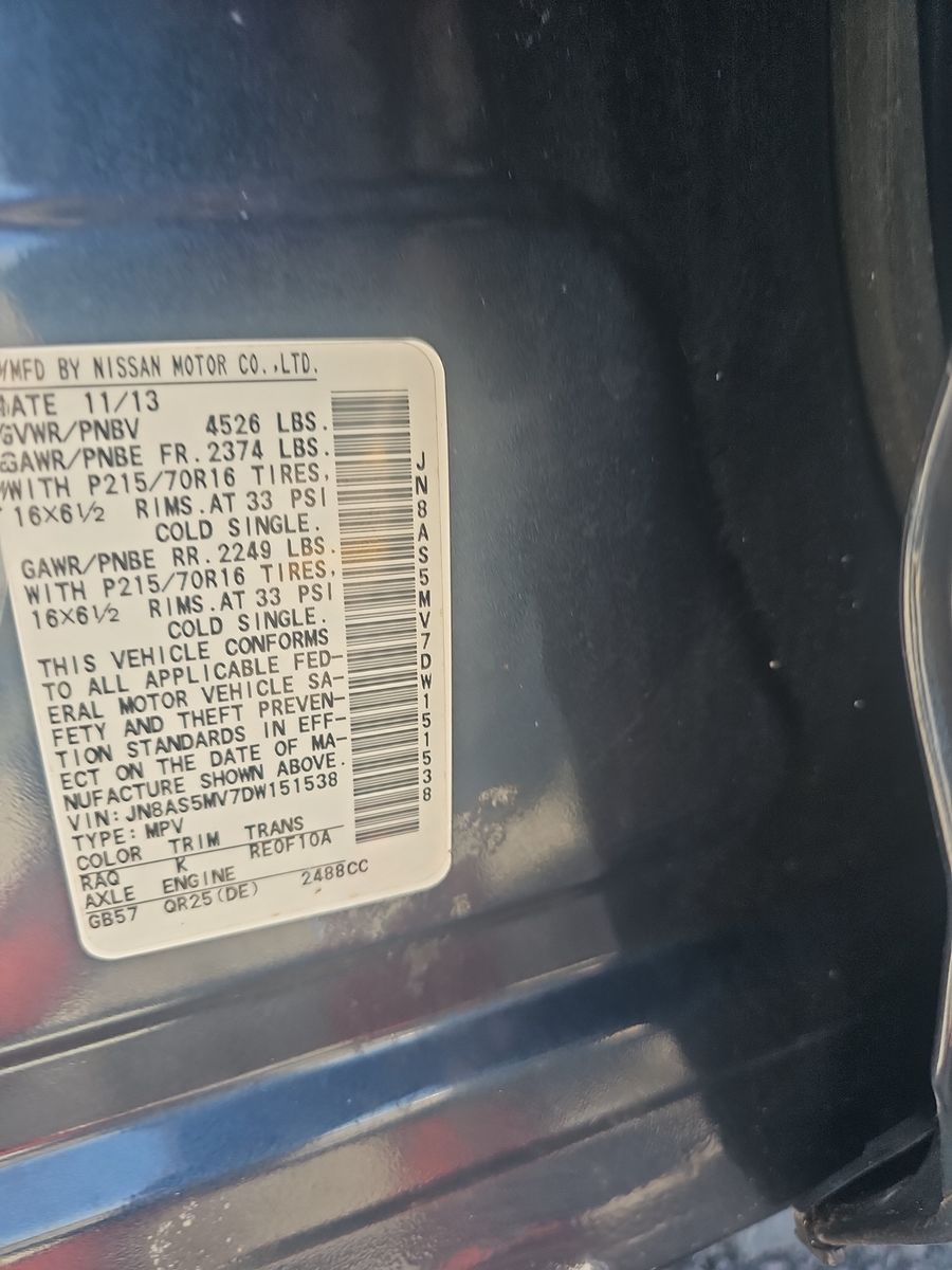 2013 Nissan Rogue S AWD