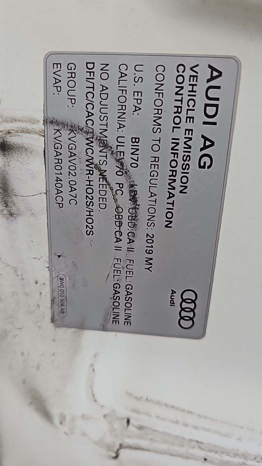 2019 Audi A5 Premium Plus AWD