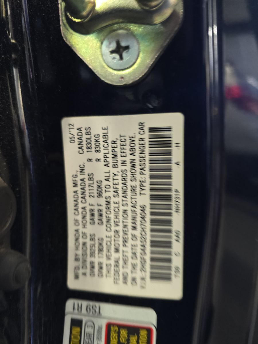 2012 Honda Civic Si FWD