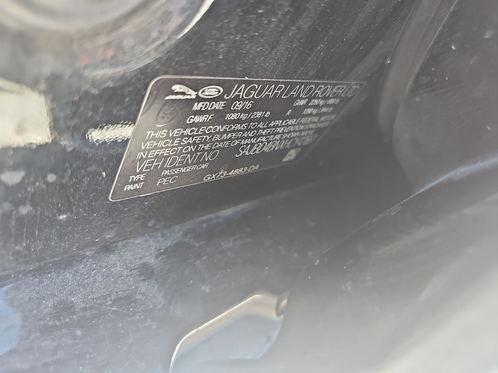 2017 Jaguar XF 20d Premium FWD