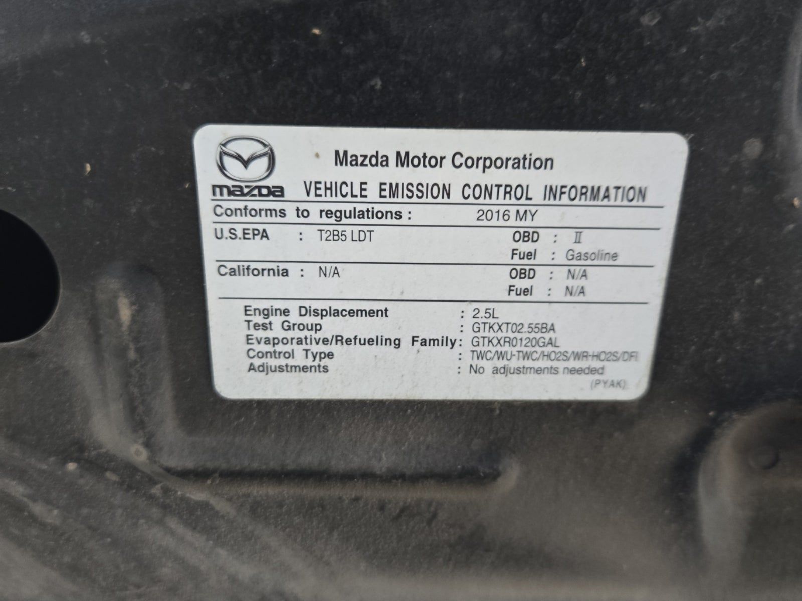 2016 MAZDA CX-5 Touring FWD