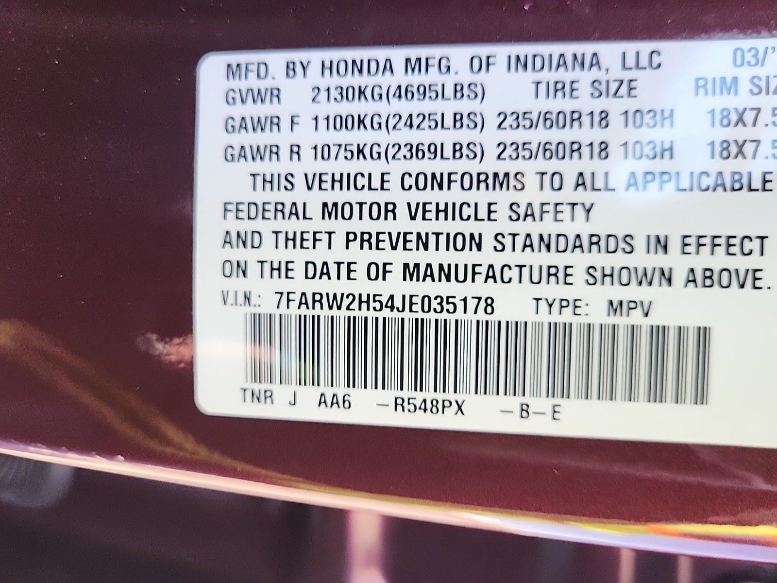 2018 Honda CR-V EX AWD