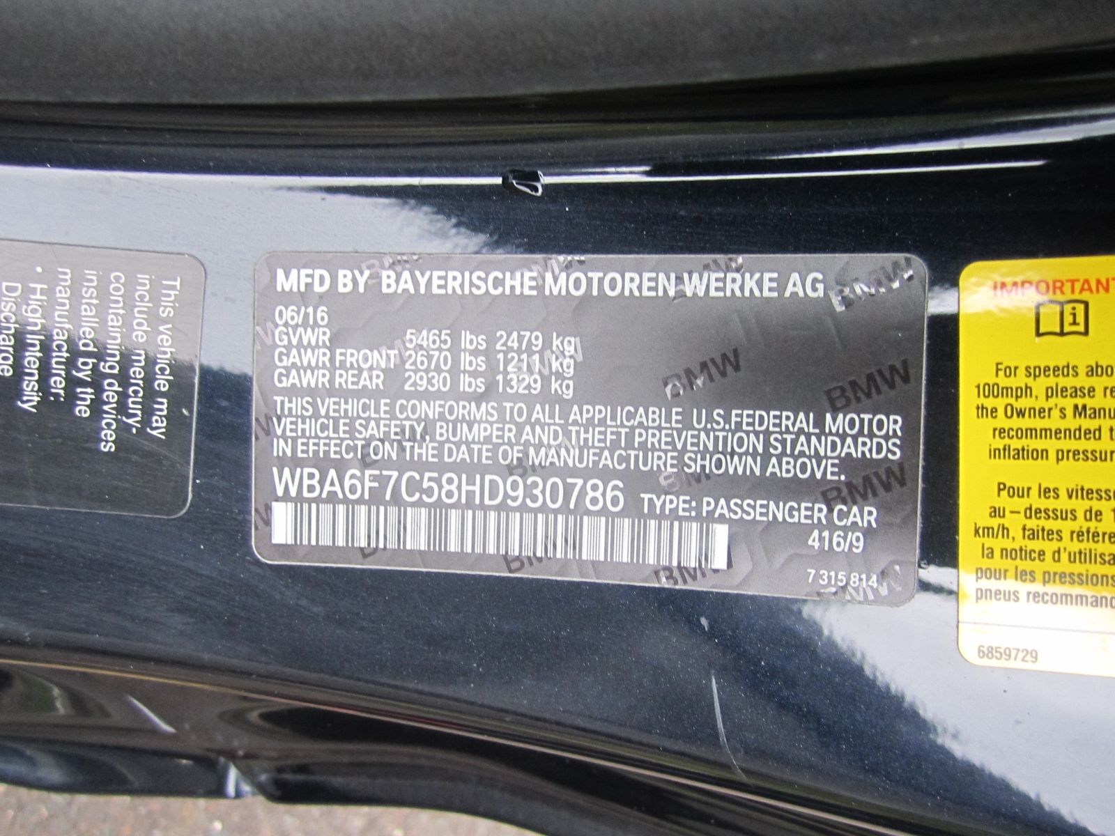 2017 BMW 6 Series 650i xDrive AWD