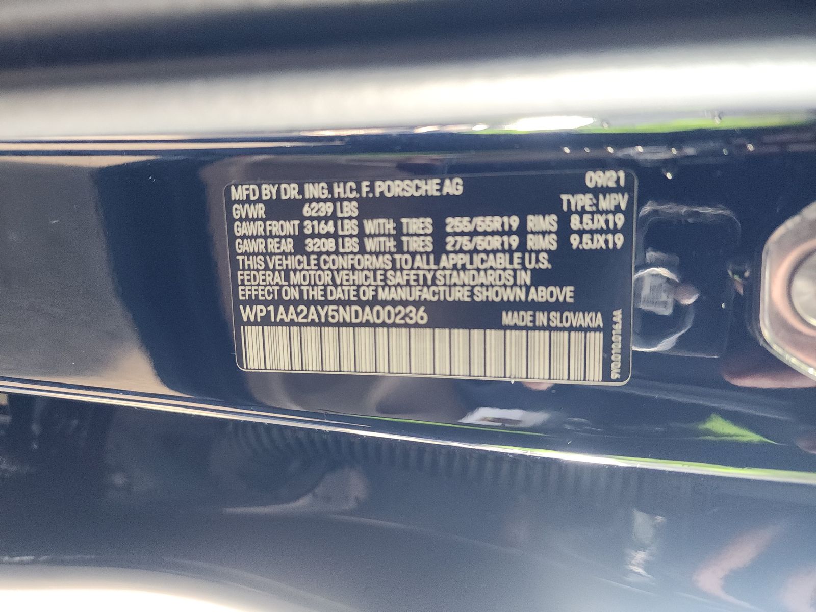 2022 Porsche Cayenne Base AWD
