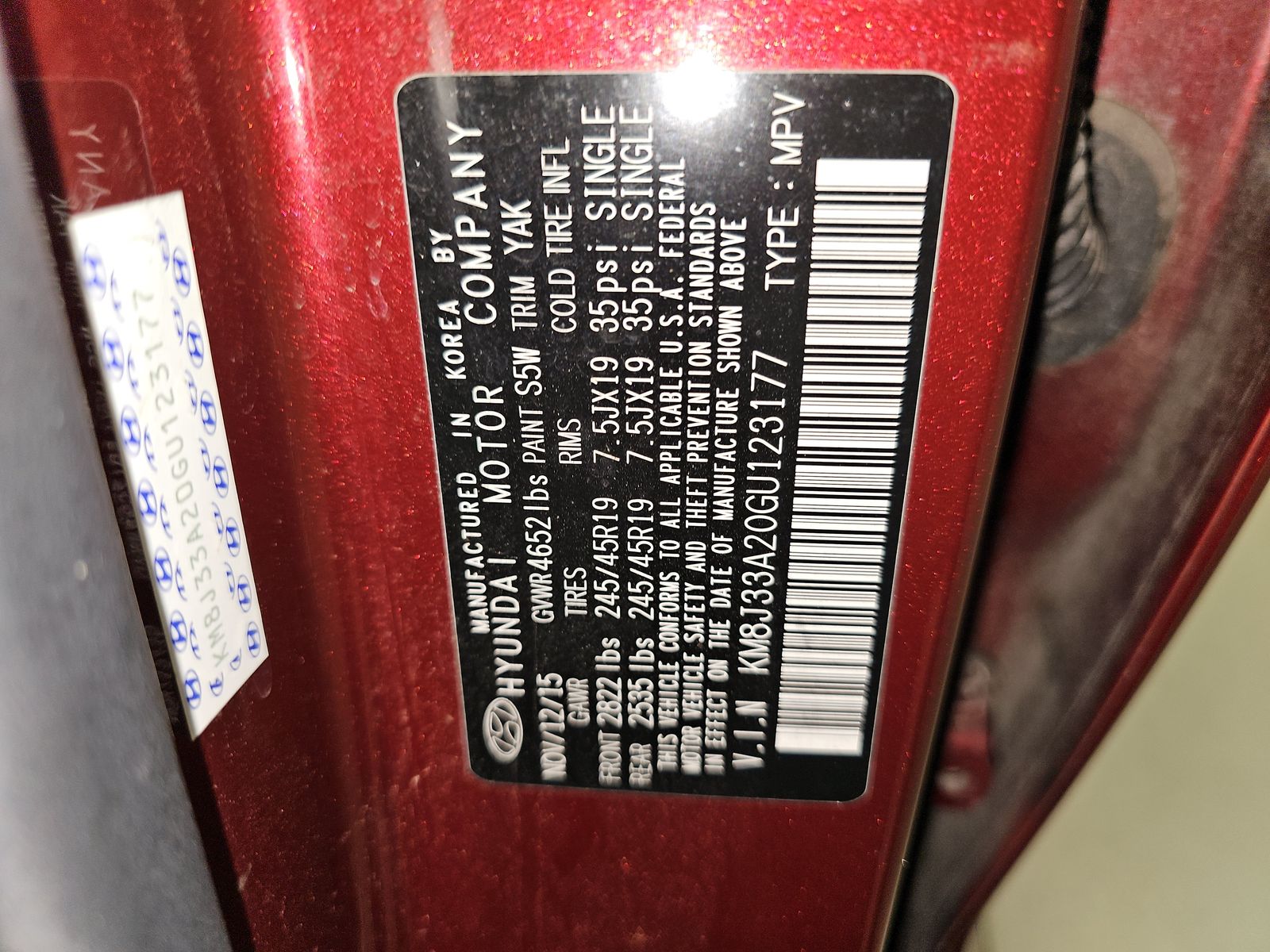 2016 Hyundai Tucson Limited FWD