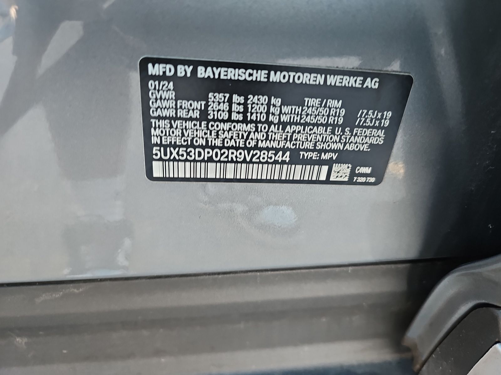 2024 BMW X3 xDrive30i AWD