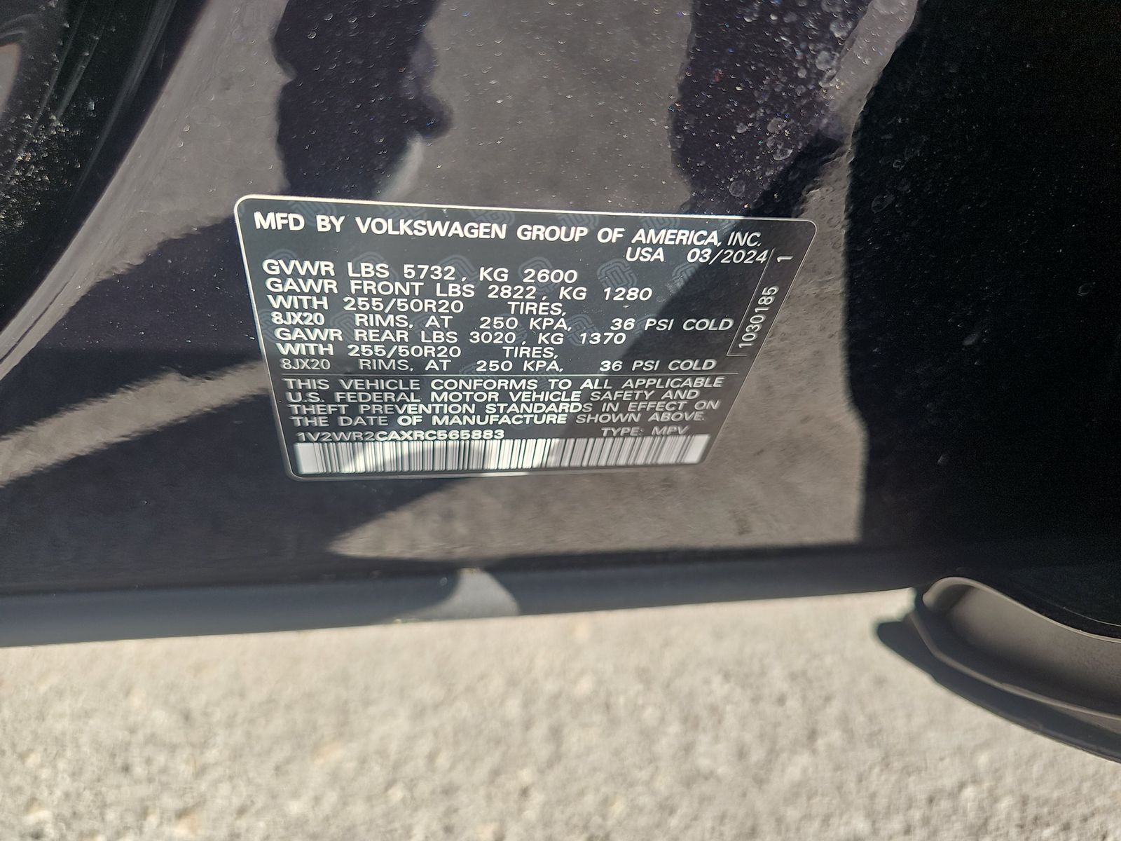 2024 Volkswagen Atlas 2.0T SE FWD