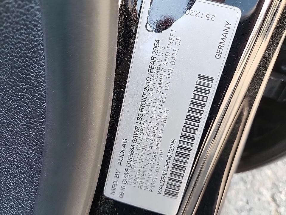 2017 Audi S7 Prestige AWD