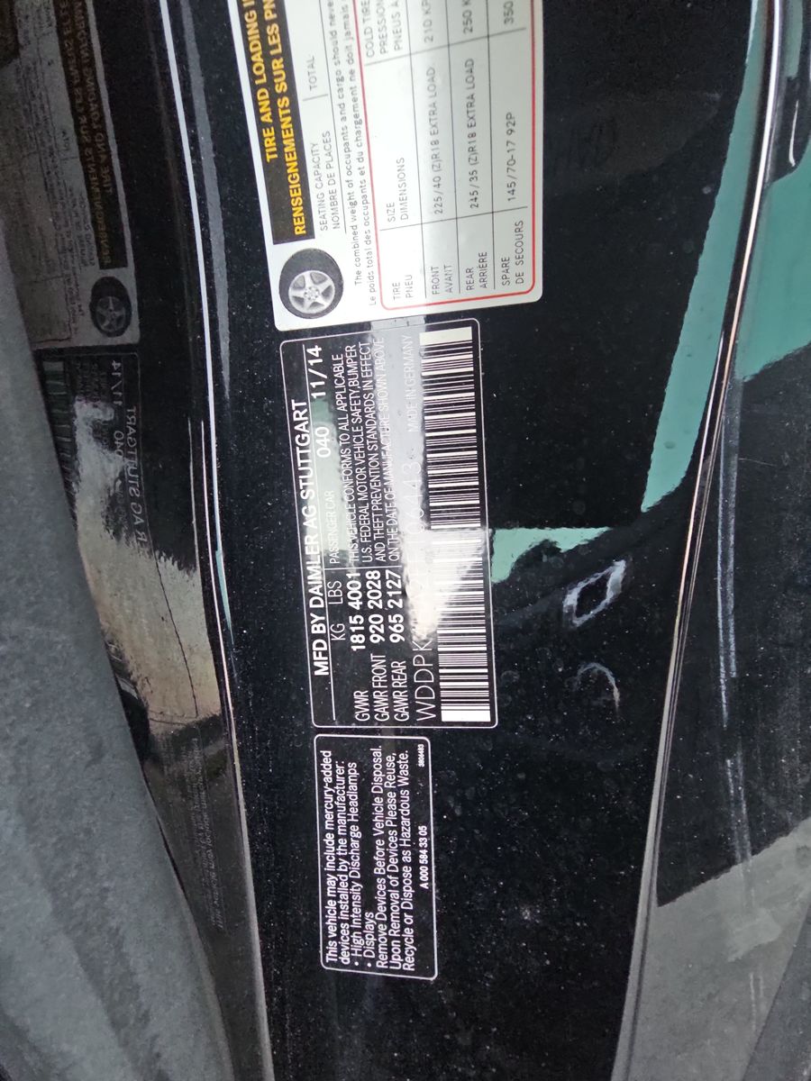 2015 Mercedes-Benz SLK-Class SLK 250 RWD