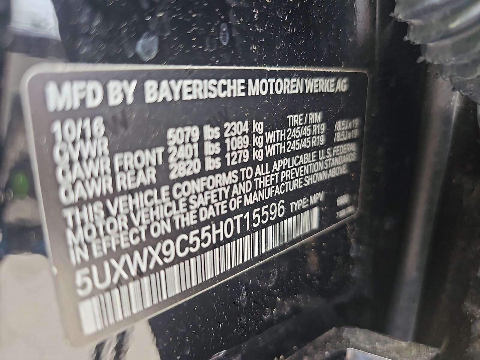 2017 BMW X3 xDrive28i AWD