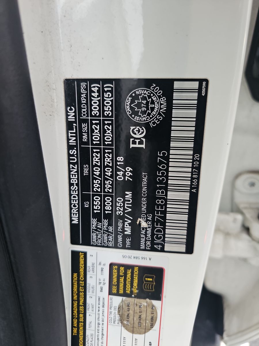 2018 Mercedes-Benz GLS AMG GLS 63 AWD