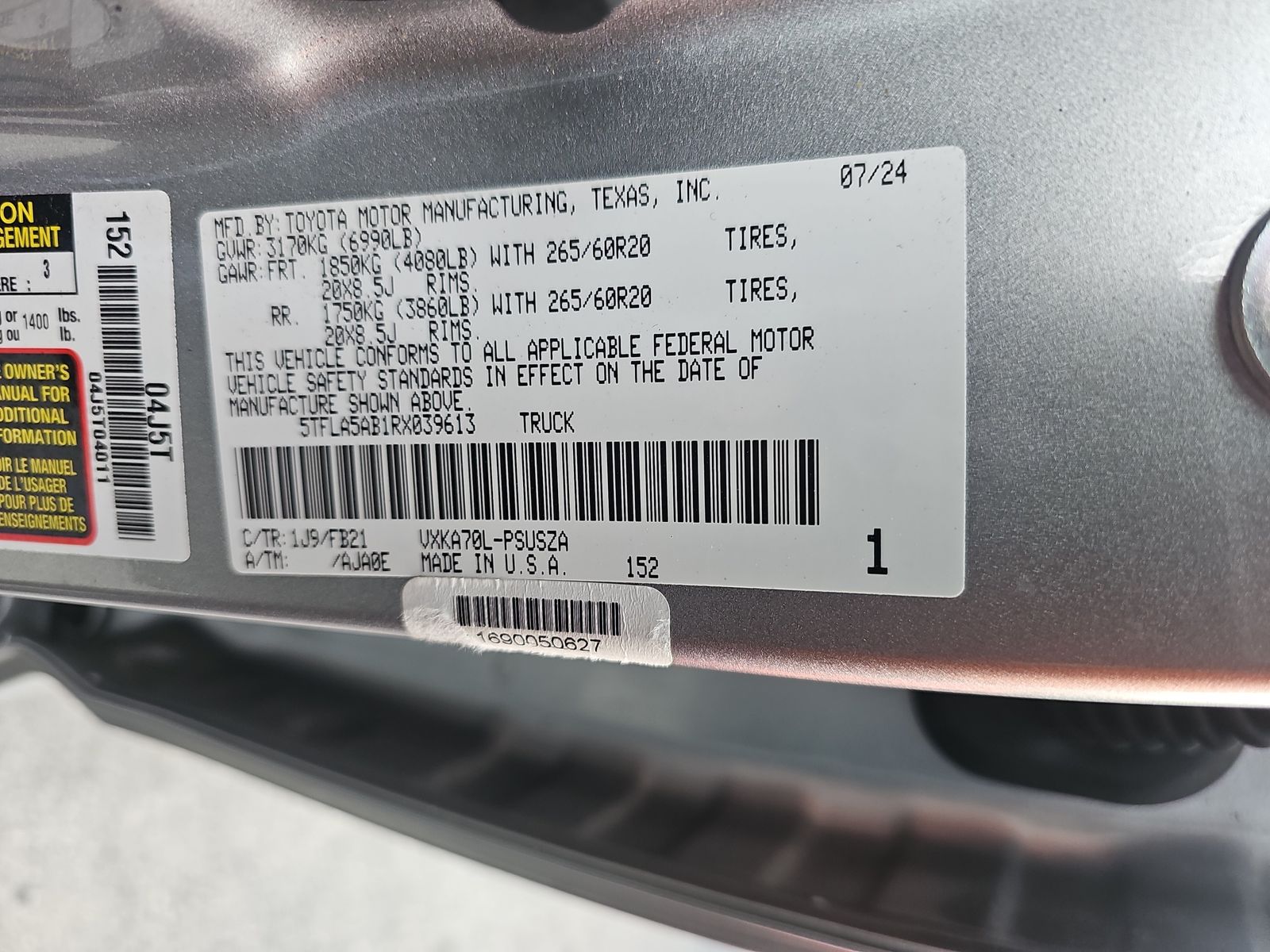 2024 Toyota Tundra SR5 RWD