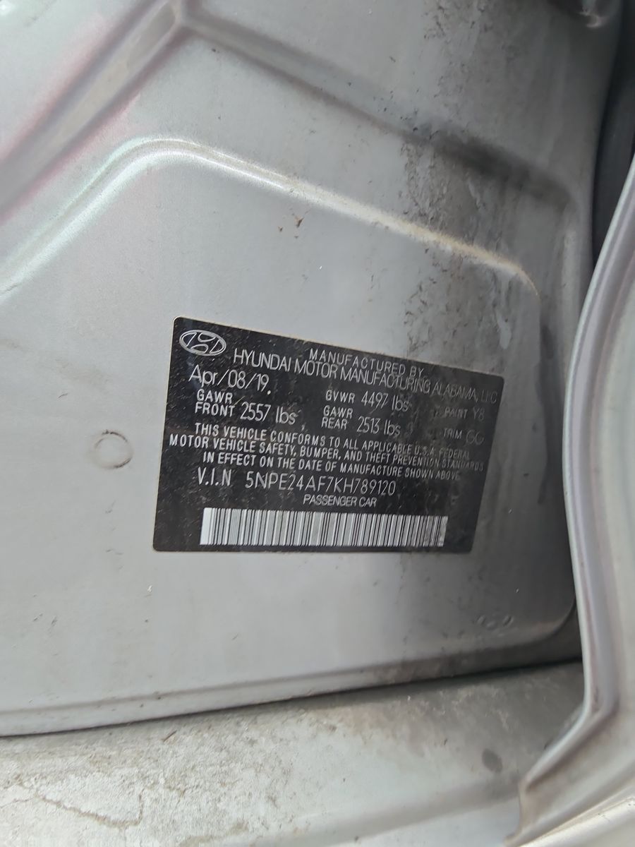 2019 Hyundai Sonata SE FWD