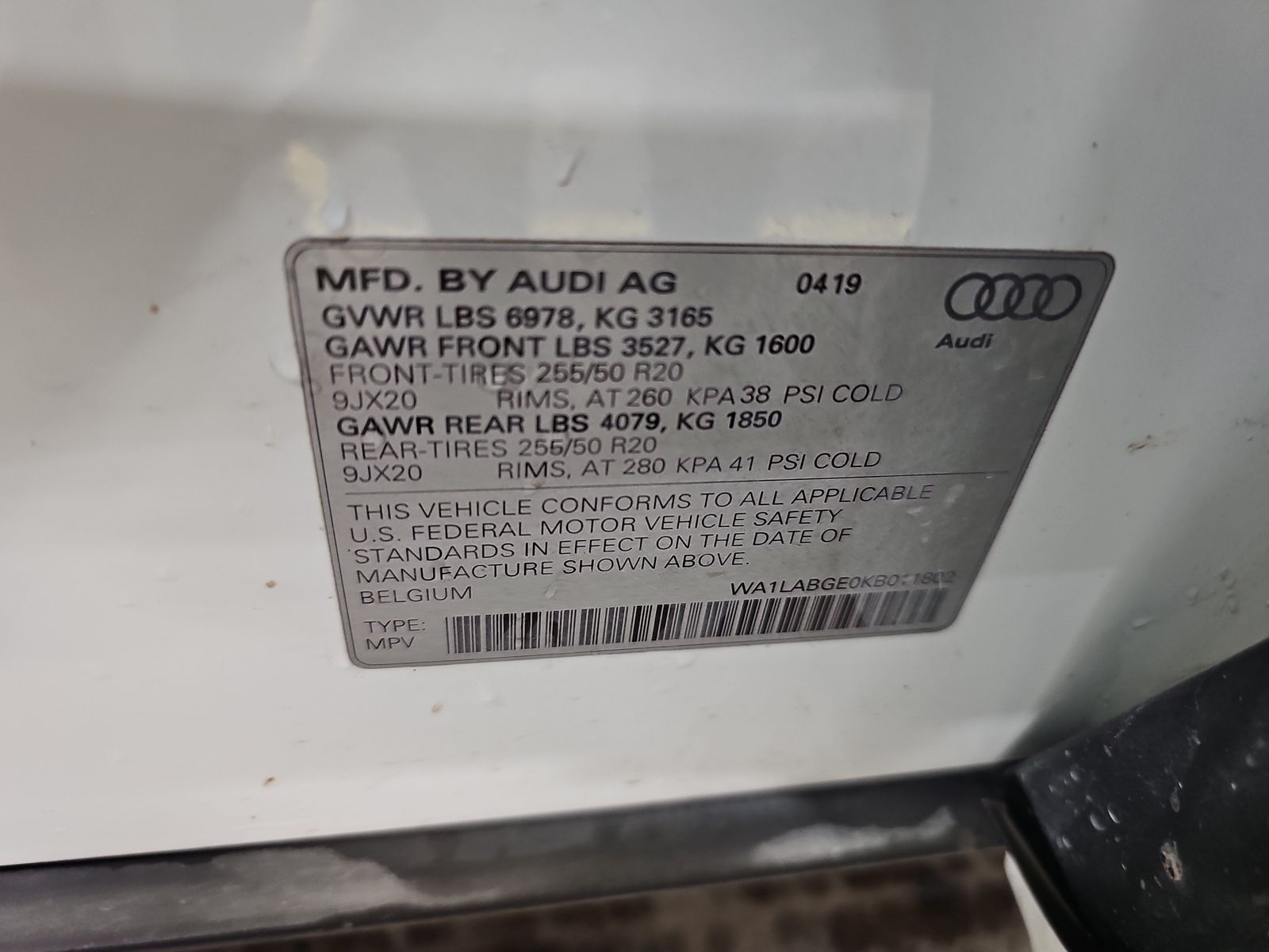 2019 Audi e-tron Premium Plus AWD
