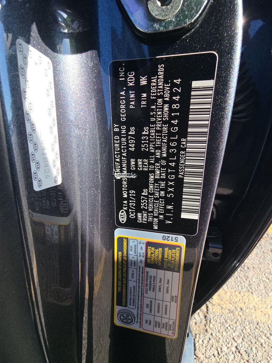 2020 Kia Optima LX FWD