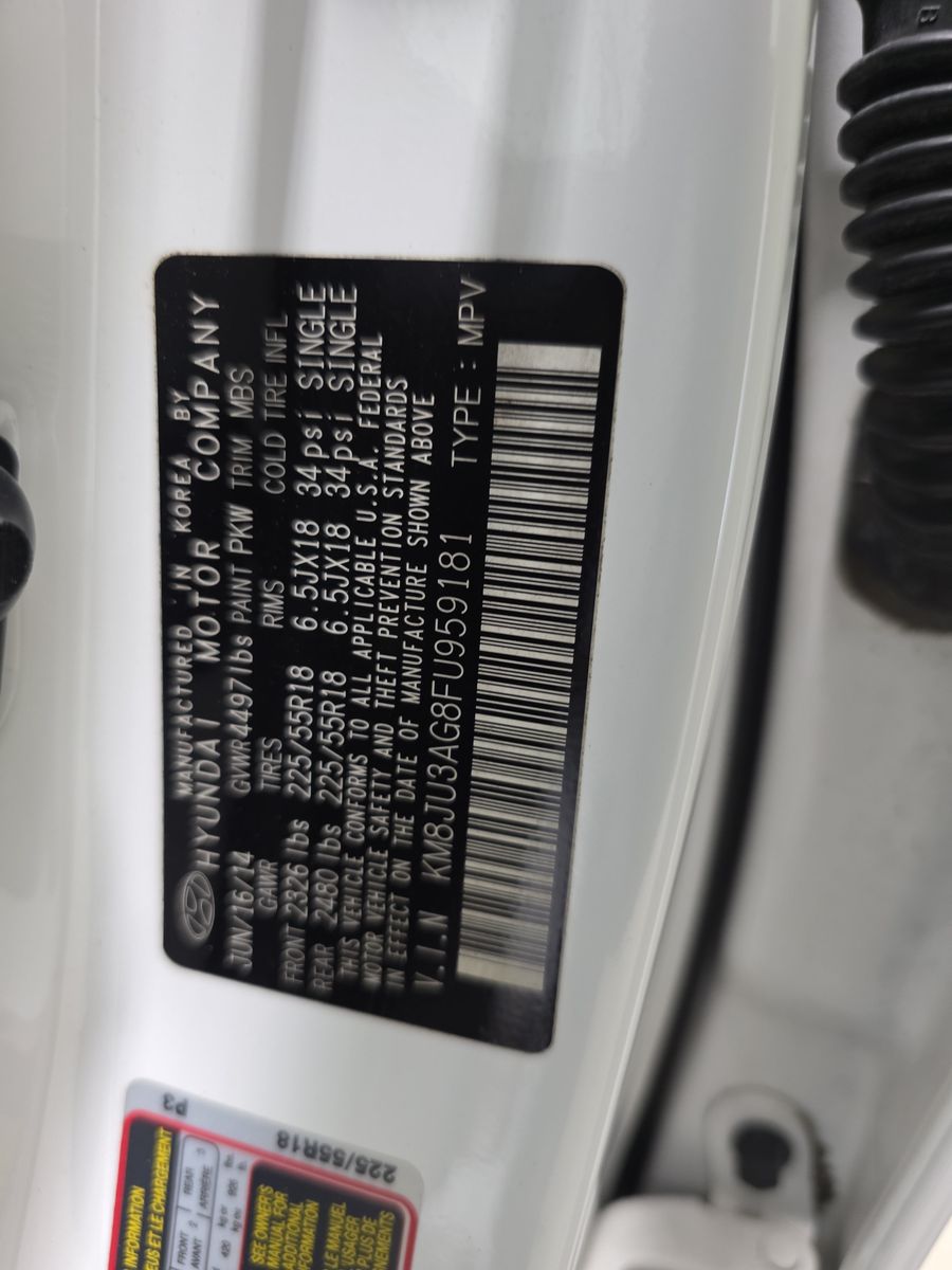 2015 Hyundai Tucson Limited FWD