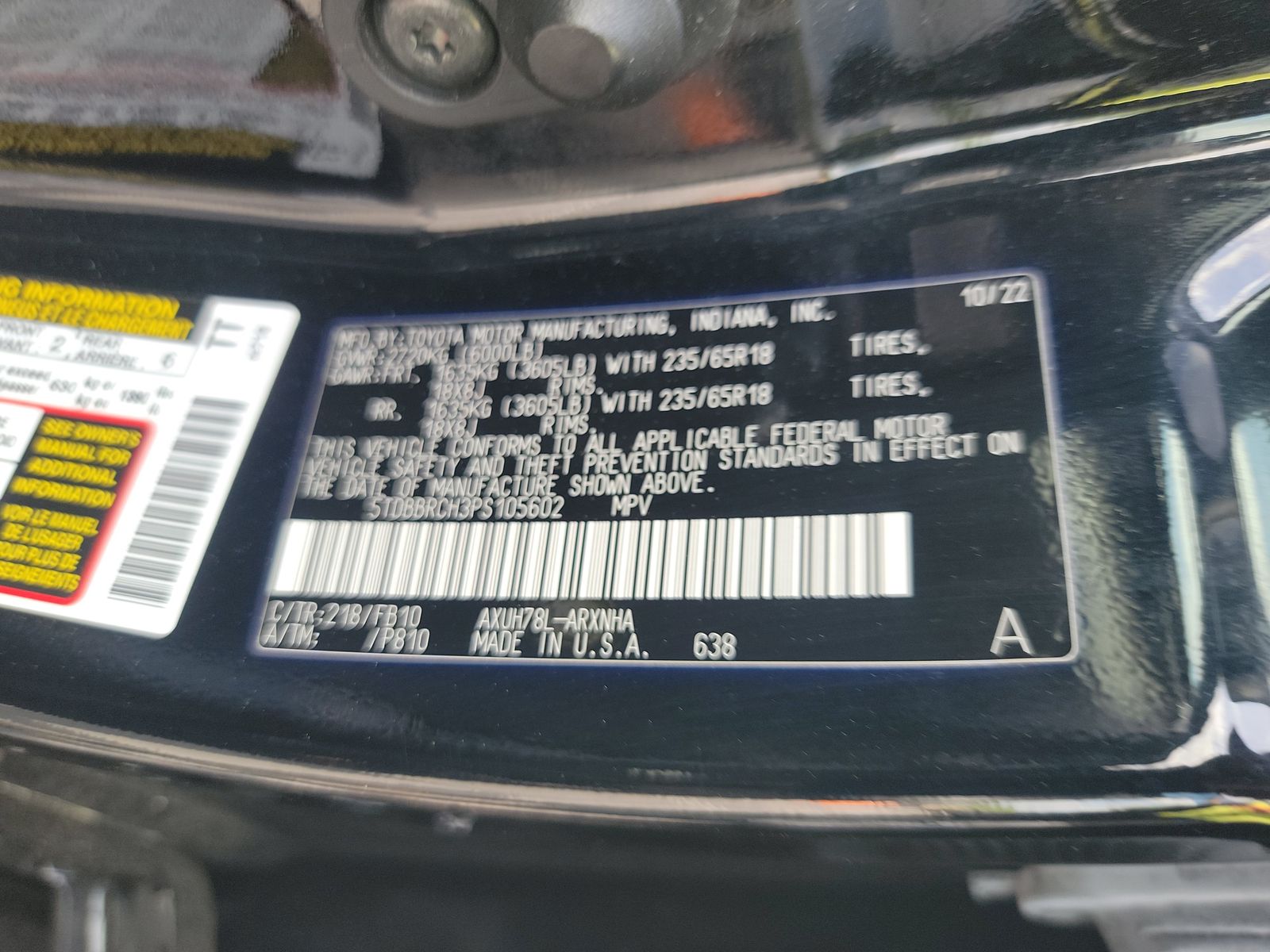 2023 Toyota Highlander Hybrid LE AWD