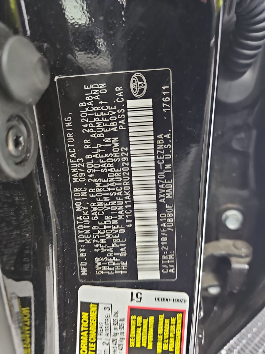 2024 Toyota Camry LE FWD