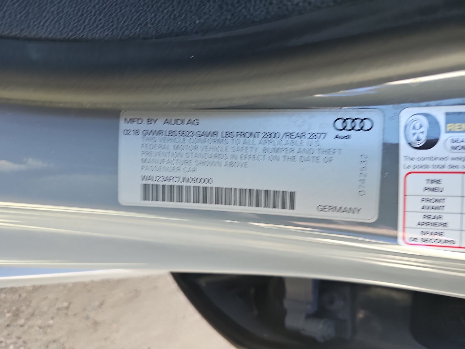 2018 Audi A7 3.0T Prestige AWD