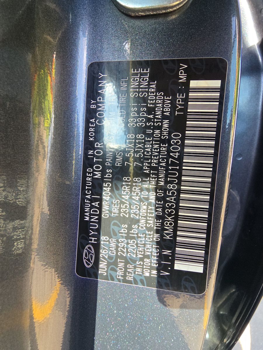 2018 Hyundai Kona Limited FWD