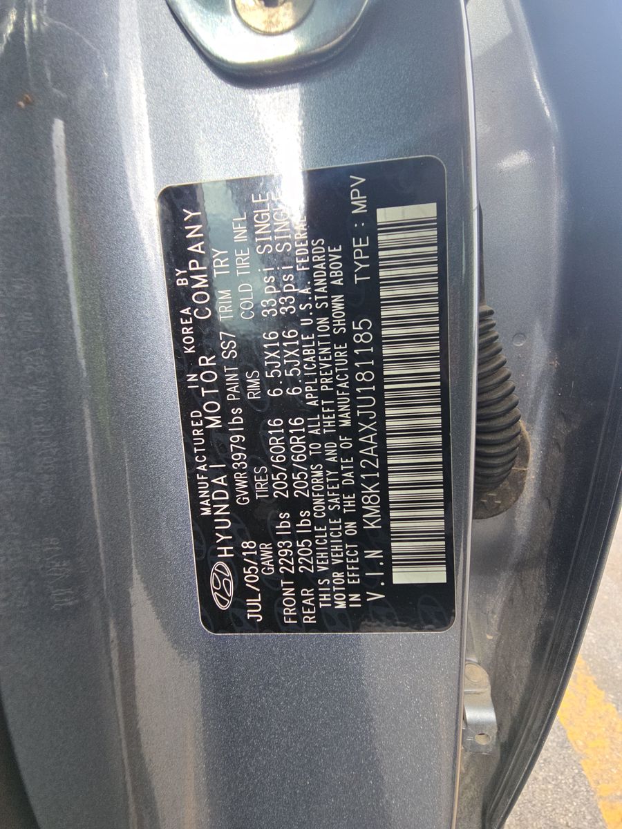 2018 Hyundai Kona SE FWD
